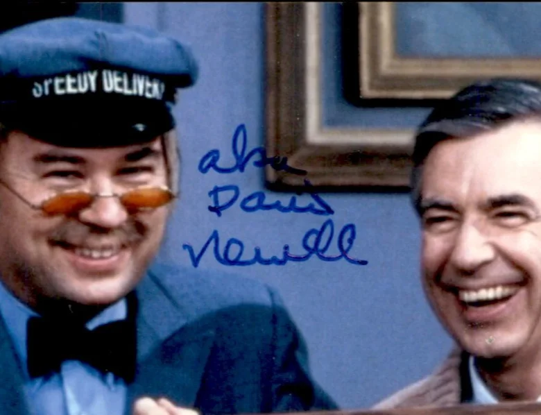 David Newell — David Newell Signed Autographed 4x6 Photo Actor Mr McFeely Mister Rogers, изображение 3