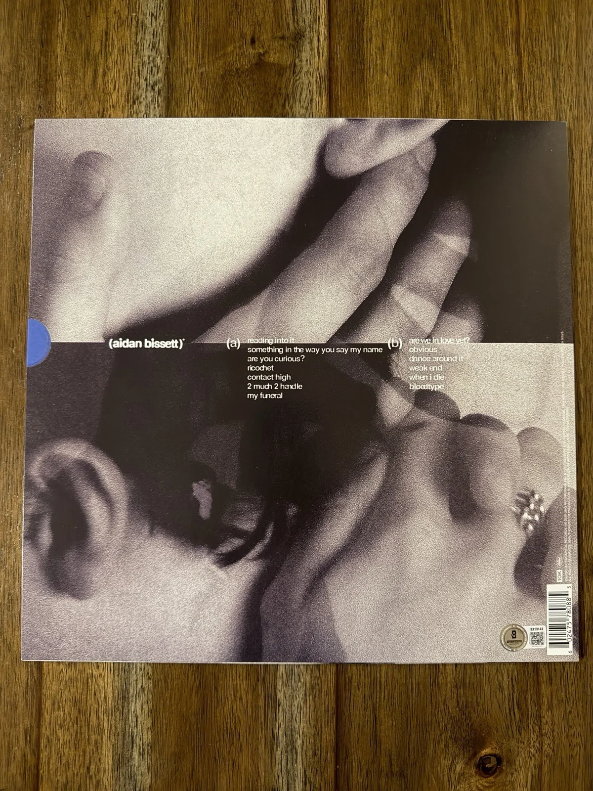 ‘Aidan Bissett’ Signed Vinyl Album ‘Shut Up And Love Me’ Beckett Certified, изображение 2