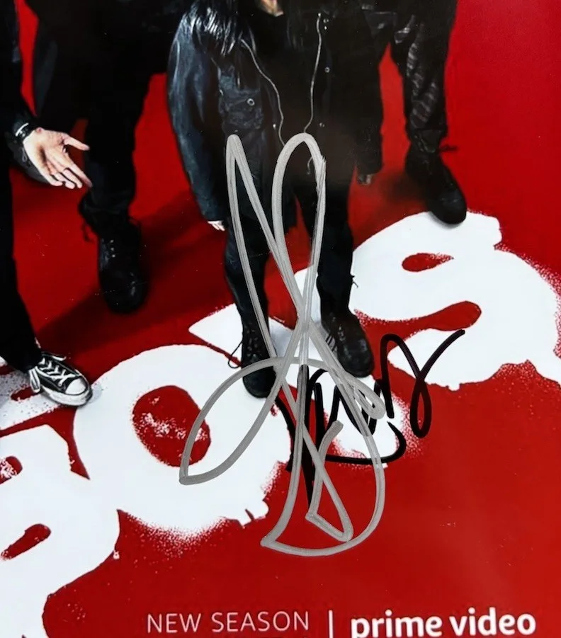 The Boys Signed Cast 8x10 Photo Antony Starr, Erin Moriarty, Jack Quaid +1, изображение 4