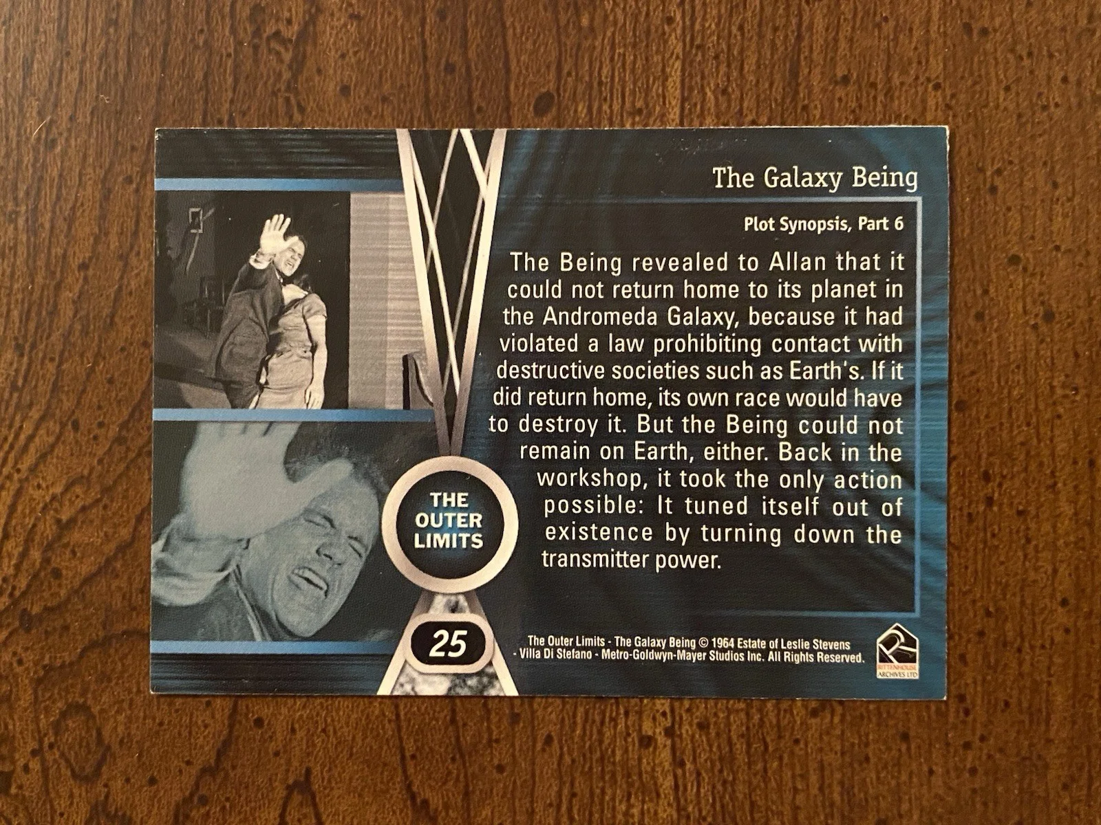 Cliff Robertson — Cliff Robertson Signed Autographed The Outer Limits Trading Card With COA, image 4