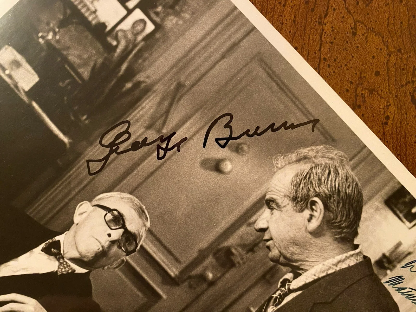 George Burns, Walter Matthau — George Burns Walter Matthau Signed Autographed Photo With COA The Sunshine Boys, image 2