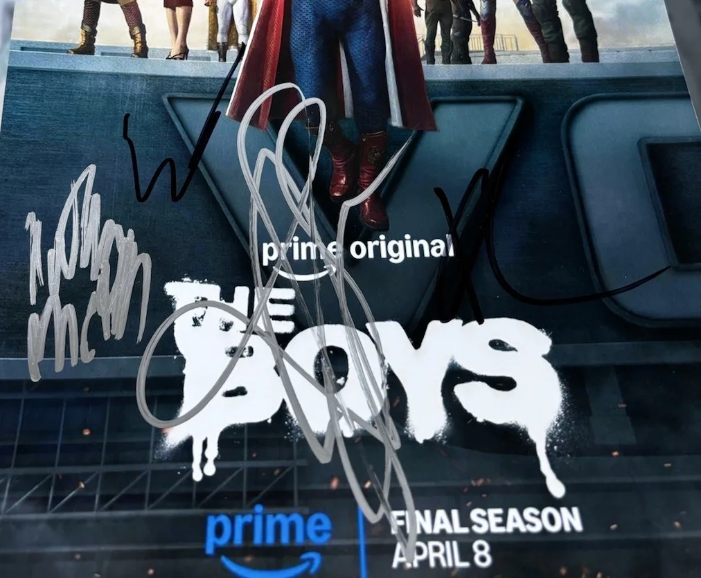 The Boys Signed Cast 8x10 Photo x4 Antony Starr, Erin Moriarty, Karl Urban +1, изображение 4