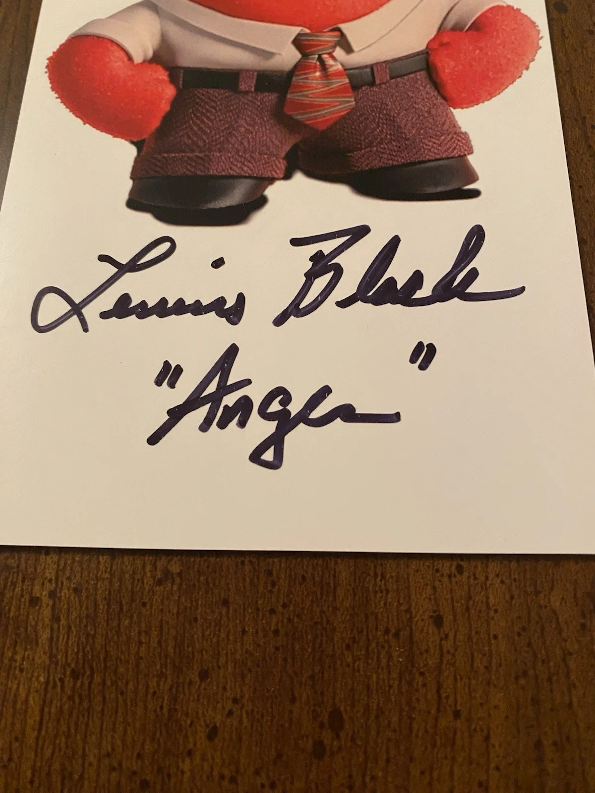 Lewis Black — Lewis Black Signed Autographed Photo With COA Anger Inside Out Disney, image 3