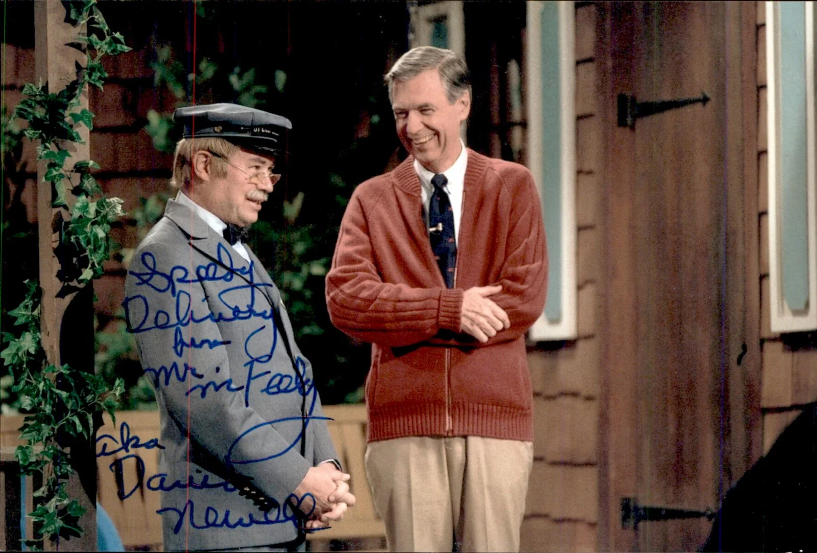 David Newell — David Newell Signed Autographed 4x6 Photo Actor Mr McFeely Mister Rogers #2, изображение 2