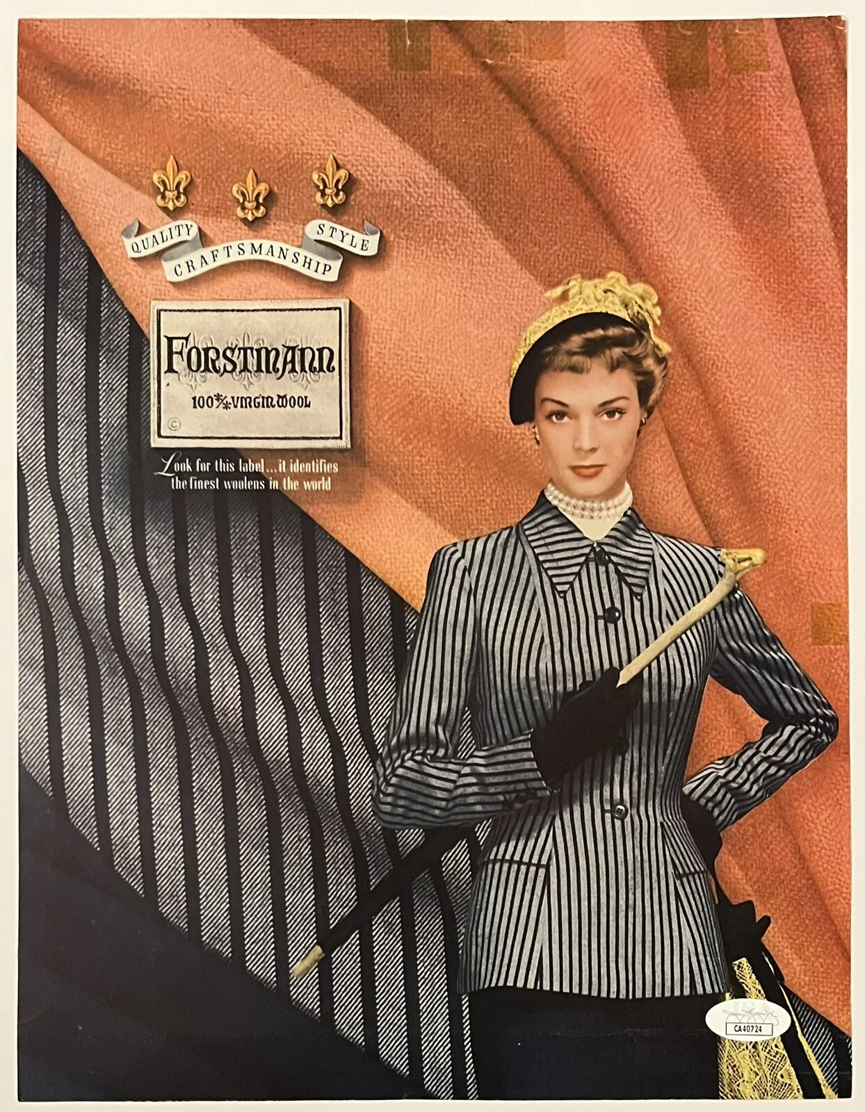 Viveca Lindfors — Viveca Lindfors Signed 1949 Life Magazine Cover Autographed Stargate JSA COA, image 2