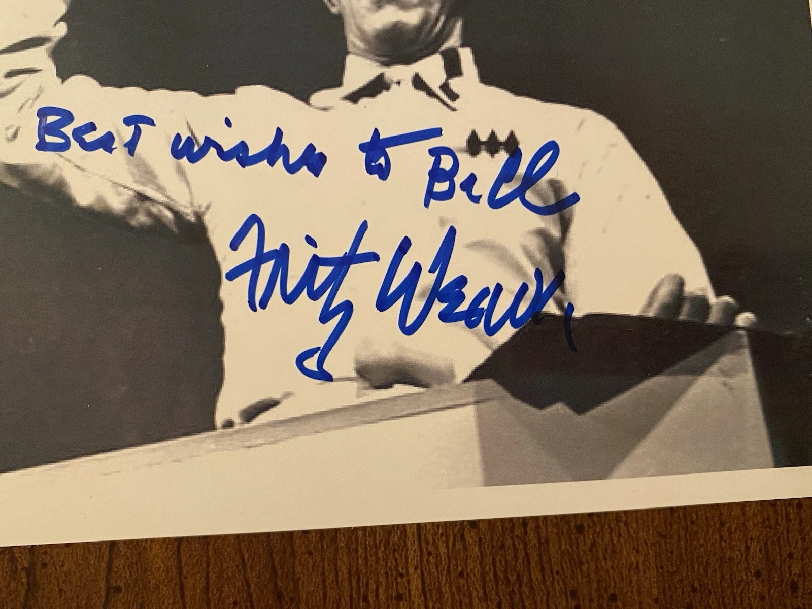 Fritz Weaver — Fritz Weaver Signed Autographed Photo With COA The Twilight Zone, image 2