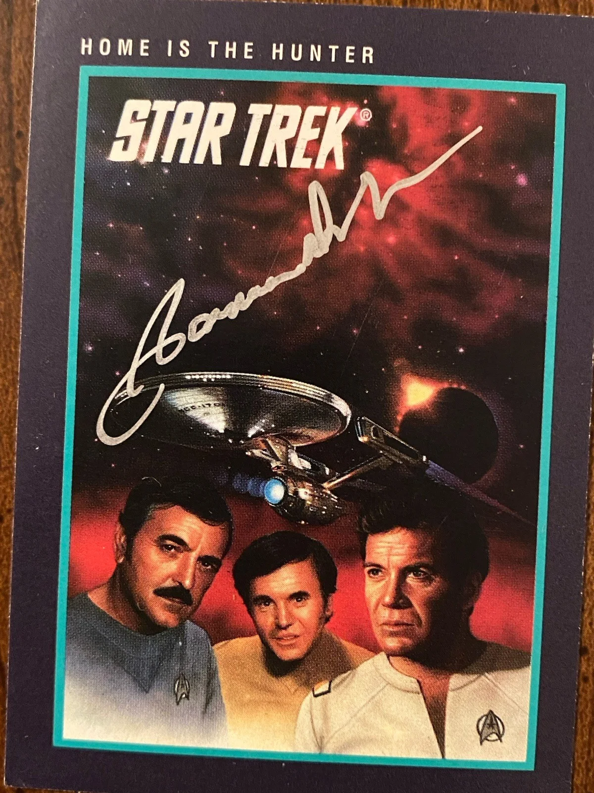 James Doohan — James Doohan Signed Autographed Star Trek TOS Trading Card With COA Scotty, изображение 2