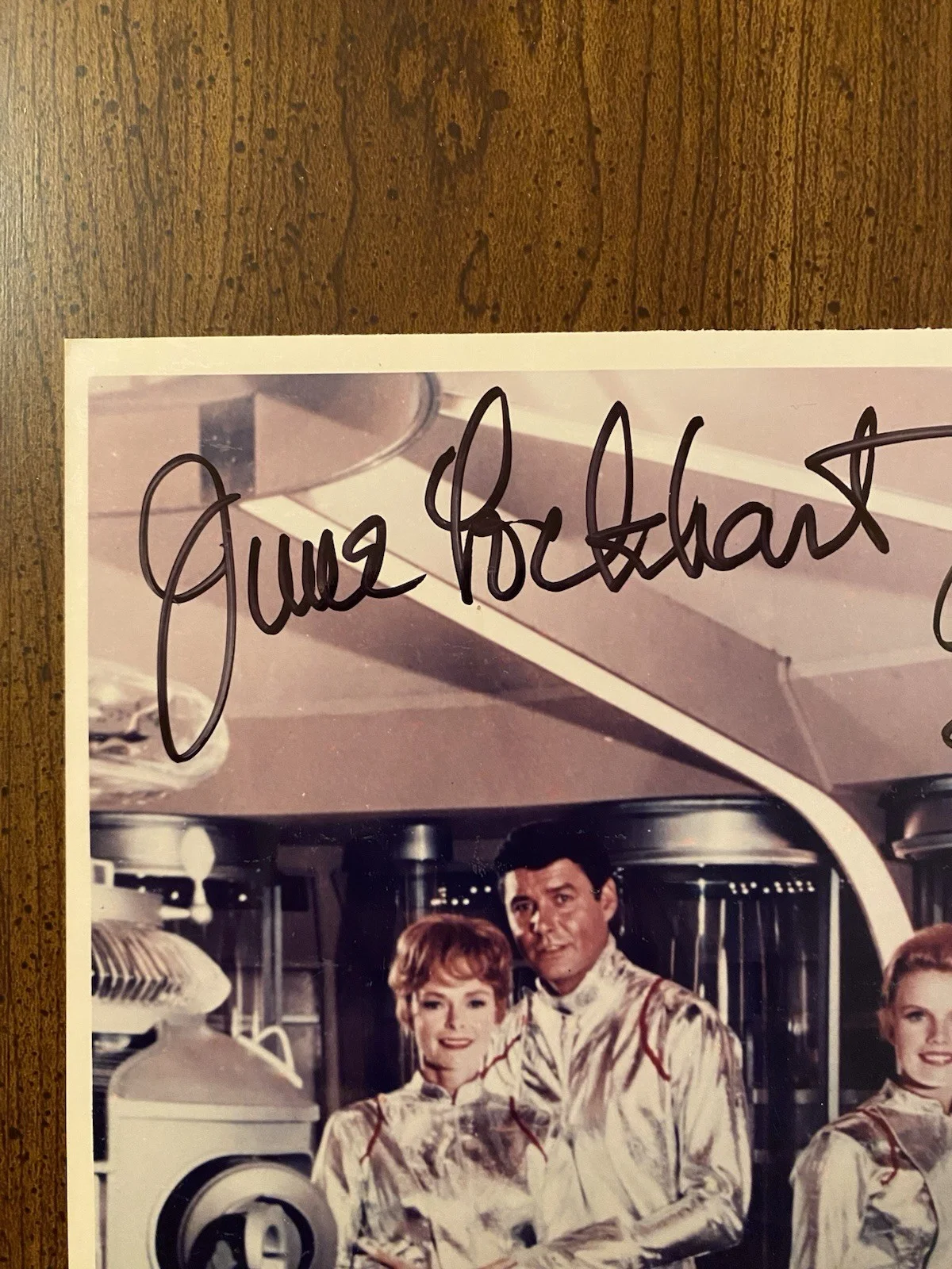 Jonathan Harris, June Lockhart — June Lockhart Jonathan Harris Signed Autographed Photo With COA Lost In Space, image 2