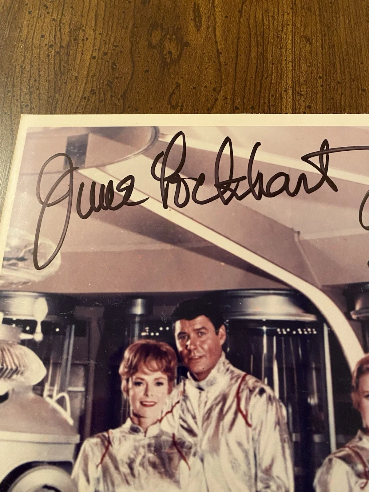 Jonathan Harris, June Lockhart — June Lockhart Jonathan Harris Signed Autographed Photo With COA Lost In Space, image 3