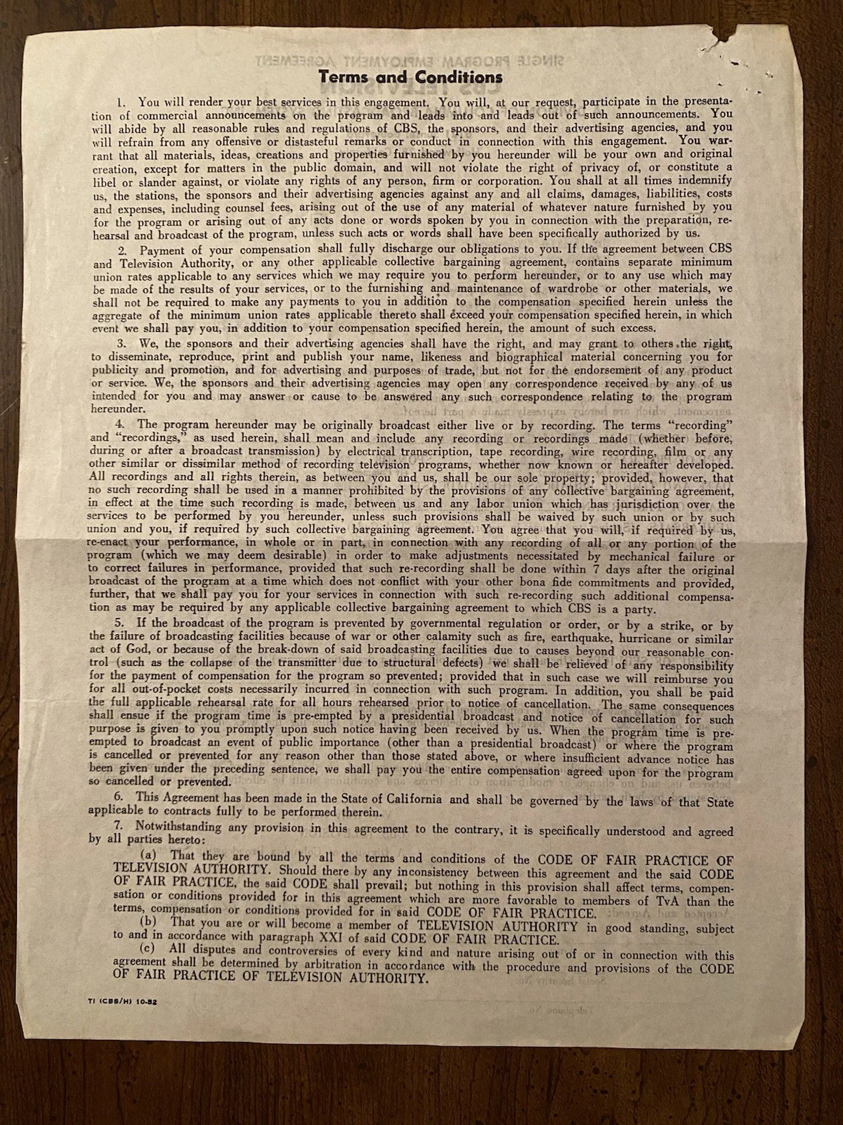 Eddie Anderson, Eddie Rochester Anderson — Eddie Rochester Anderson Signed Autographed CBS Contract Jack Benny Show RARE, image 4