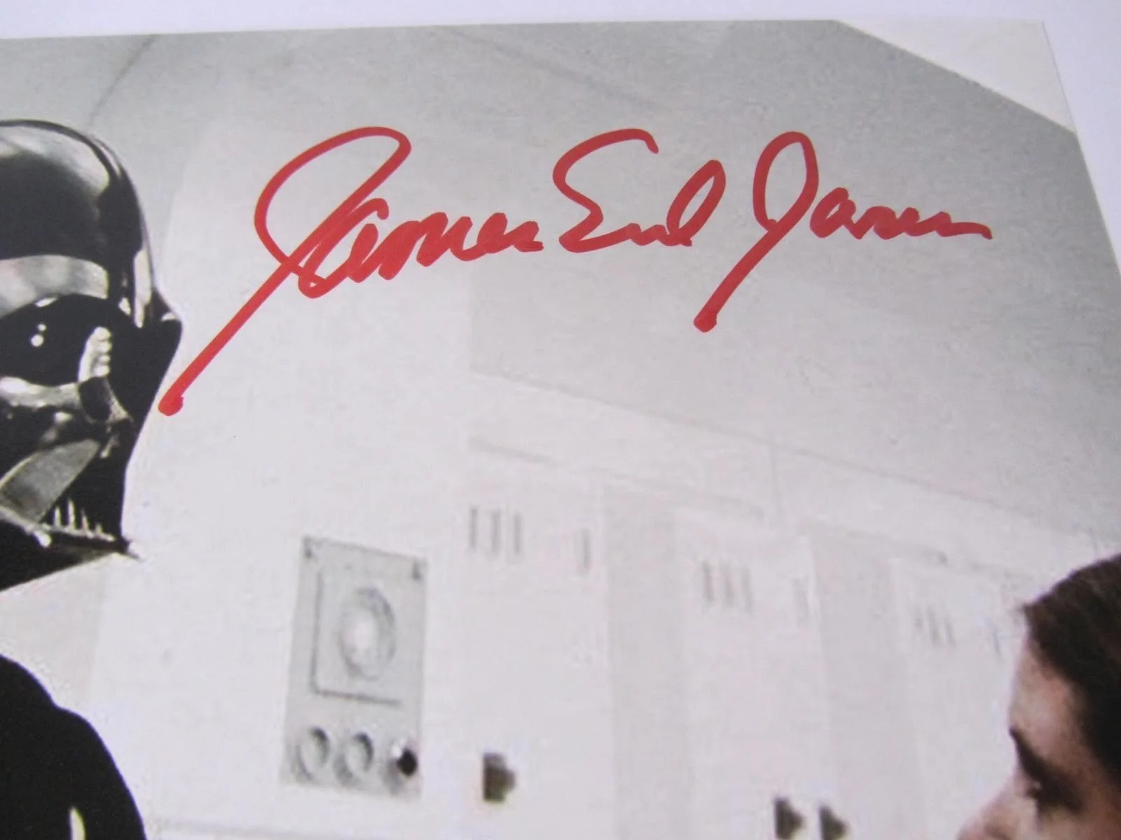 CARRIE FISHER JAMES EARL JONES SIGNED STAR WARS 8x10 PHOTO AUTOGRAPH w COA, изображение 2