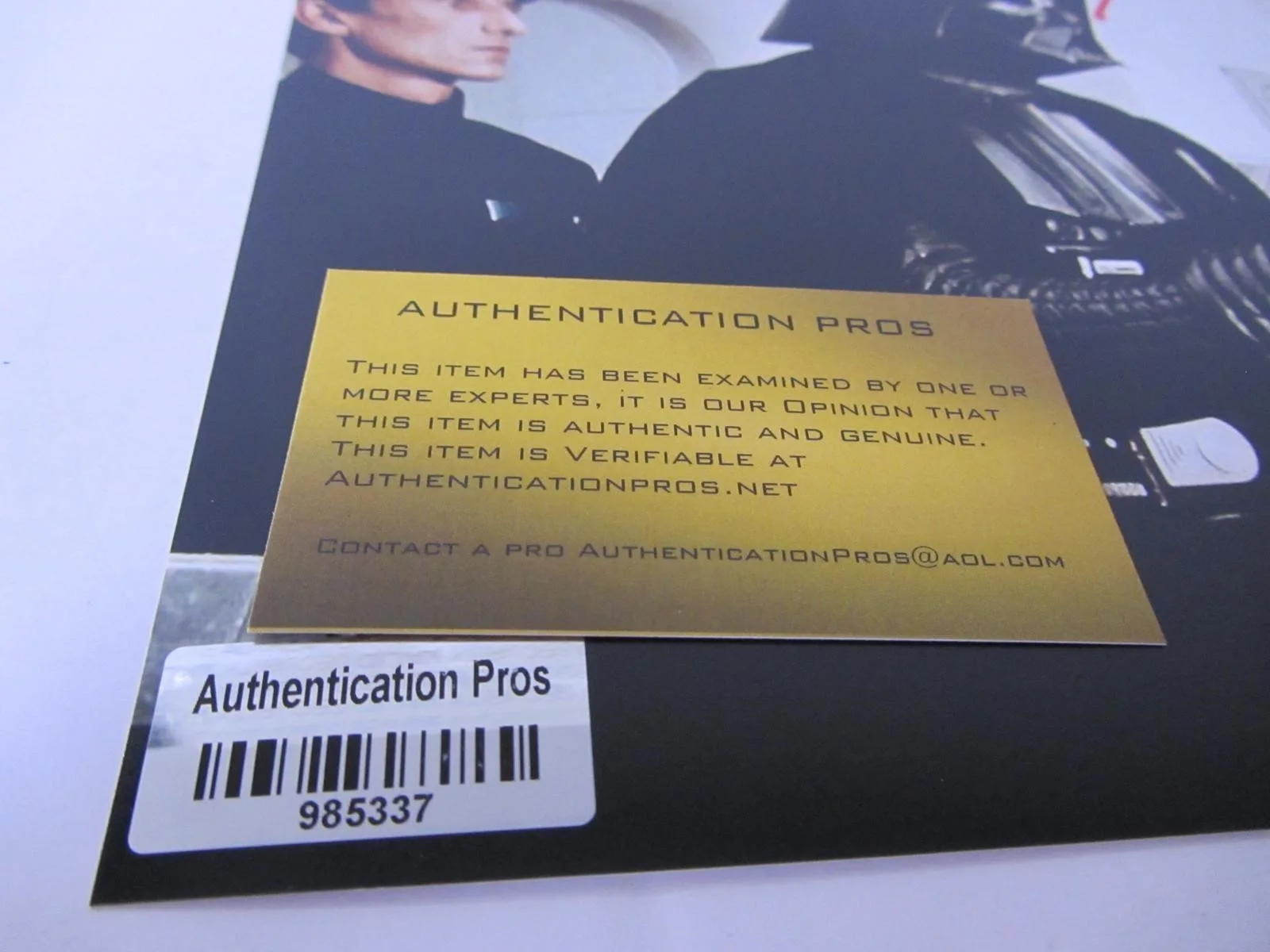 CARRIE FISHER JAMES EARL JONES SIGNED STAR WARS 8x10 PHOTO AUTOGRAPH w COA, изображение 4