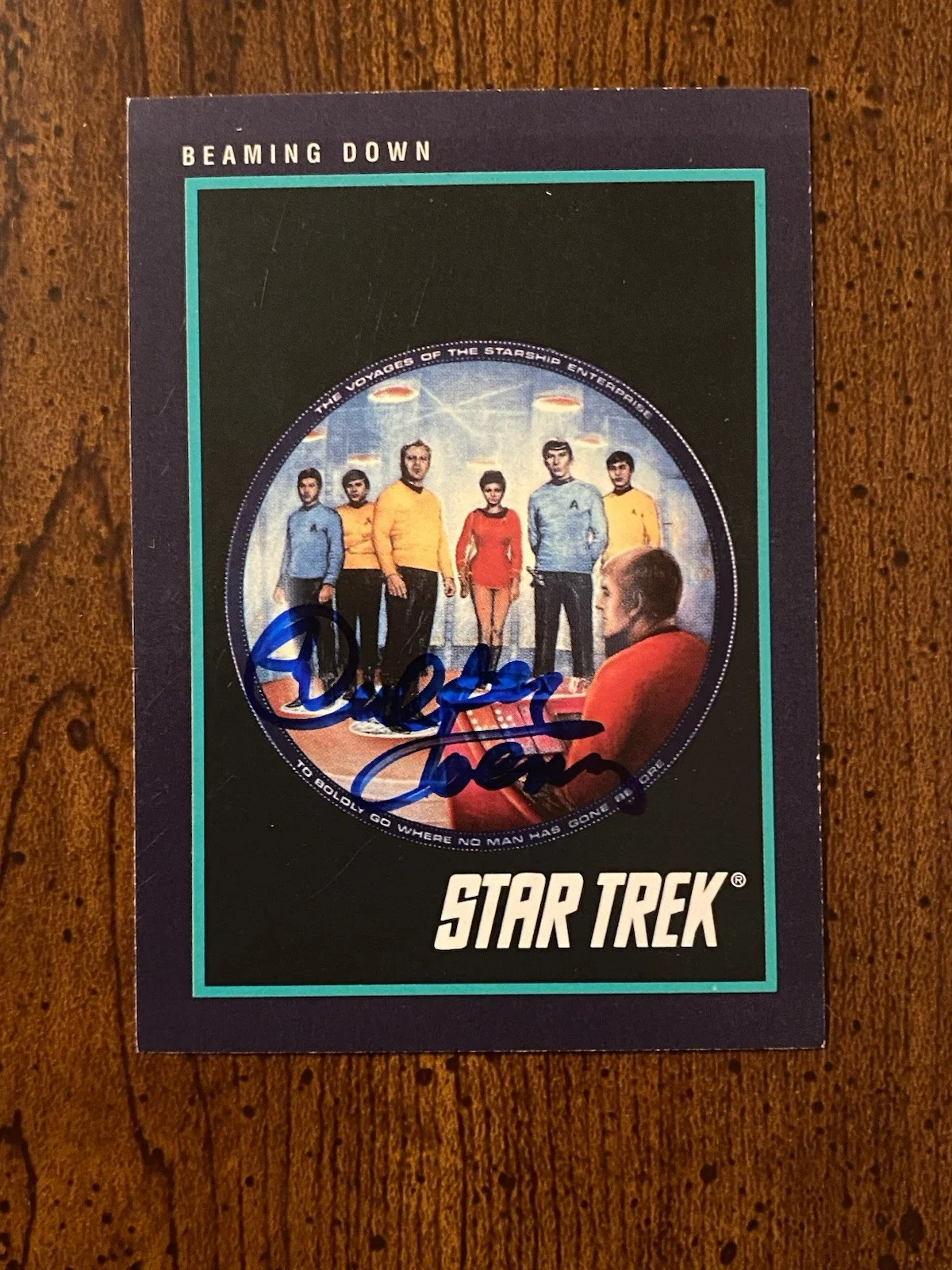 Walter Koenig — Walter Koenig Signed Autographed Star Trek Trading Card With COA Chekov TOS