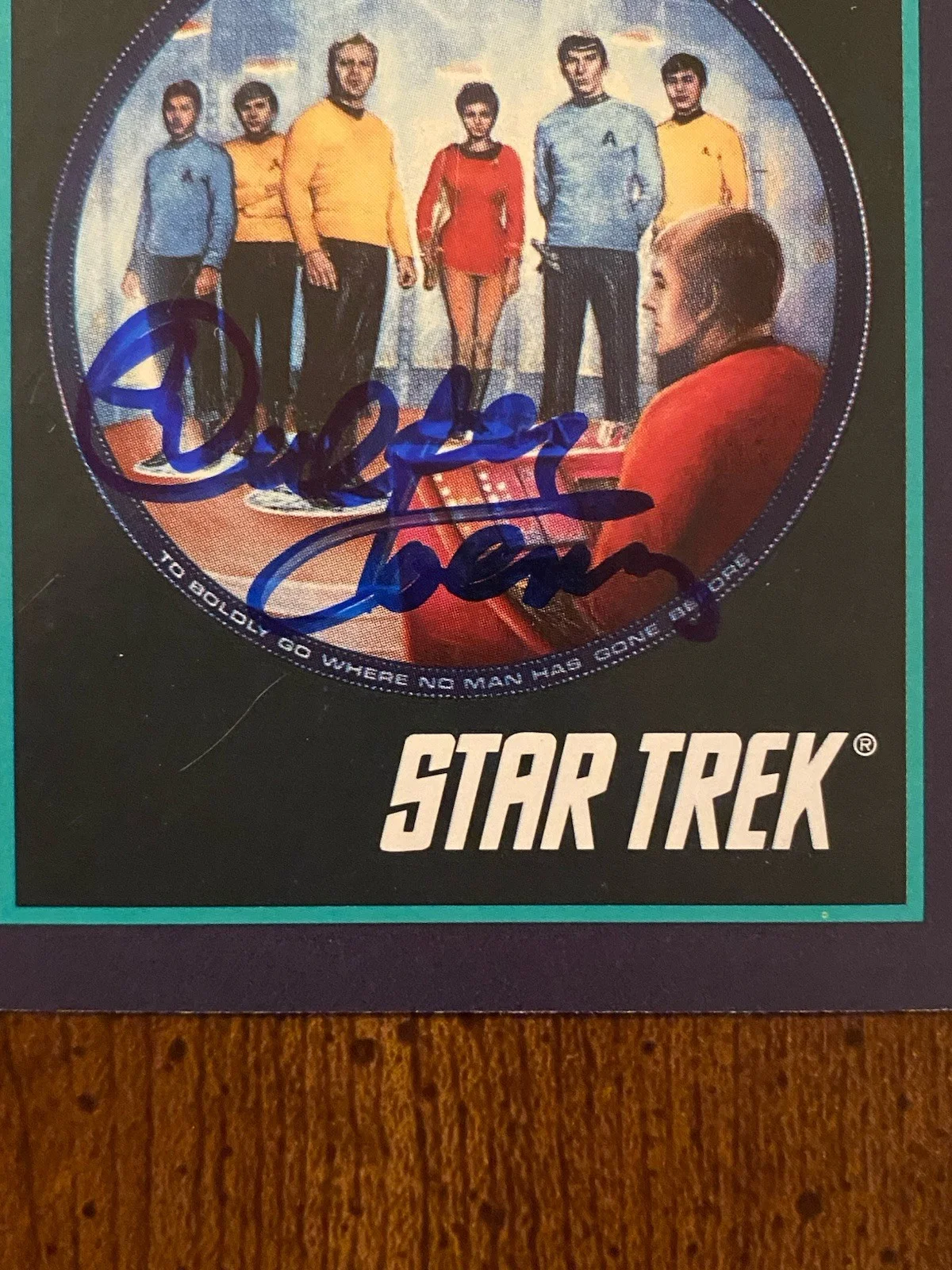 Walter Koenig — Walter Koenig Signed Autographed Star Trek Trading Card With COA Chekov TOS, изображение 2