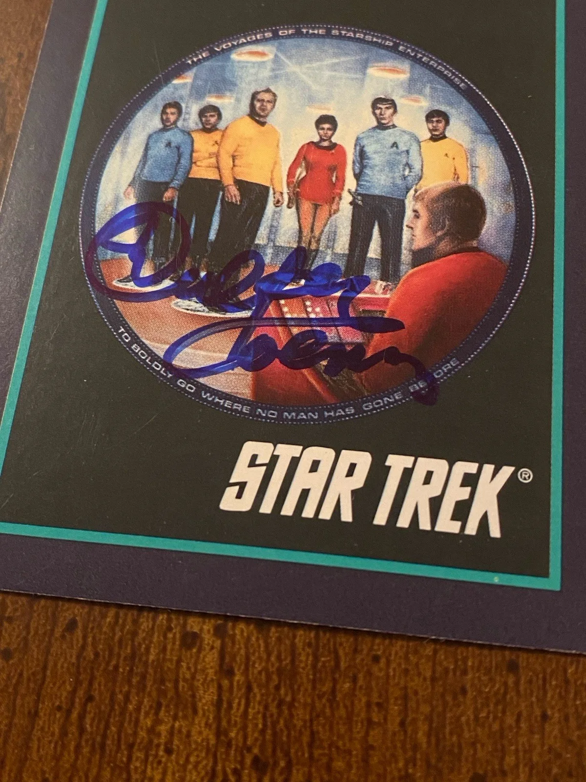 Walter Koenig — Walter Koenig Signed Autographed Star Trek Trading Card With COA Chekov TOS, изображение 3