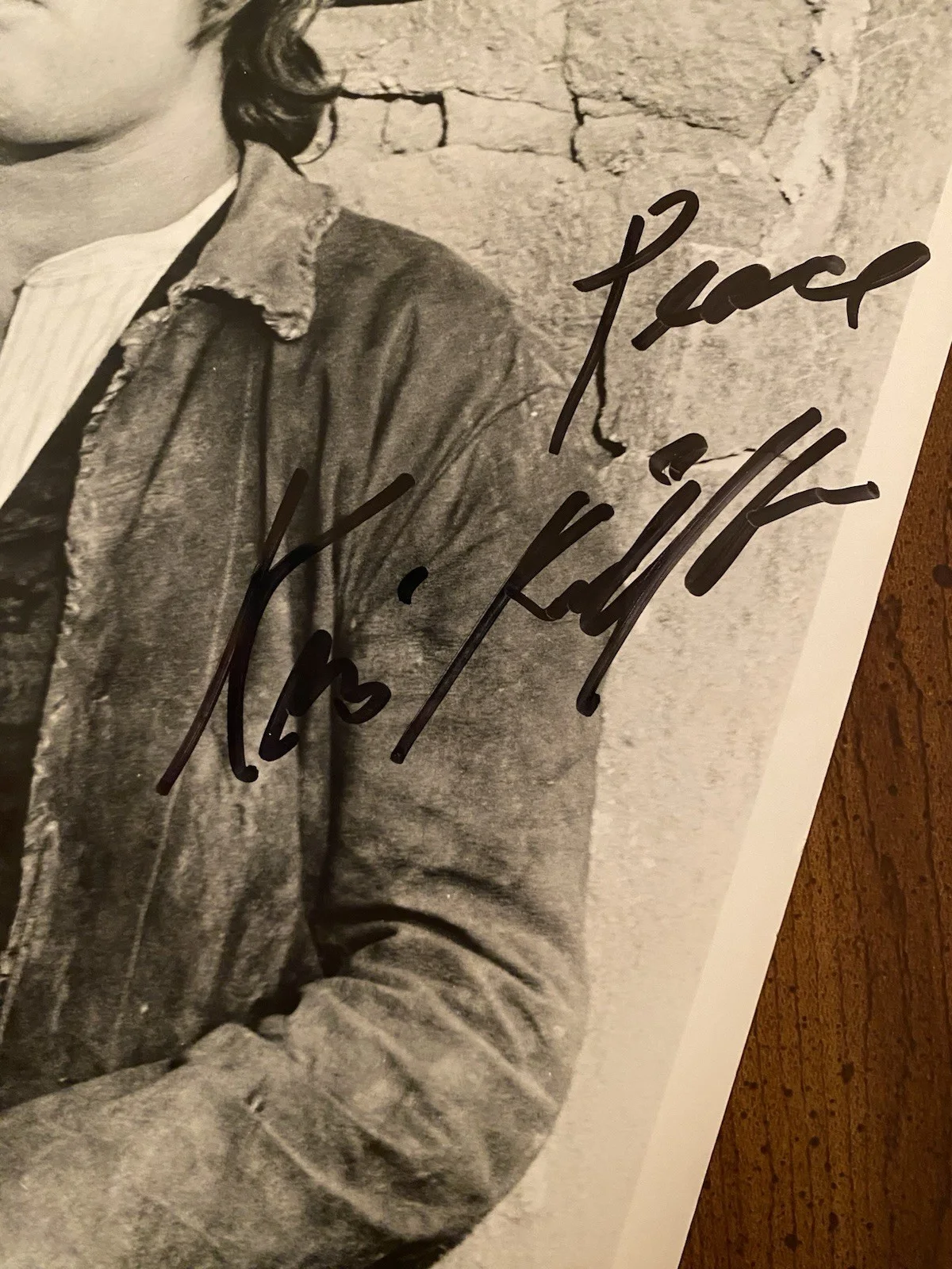 Kris Kristofferson — Kris Kristofferson Signed Autographed Photo w/ COA Pat Garrett And Billy The Kid, изображение 2