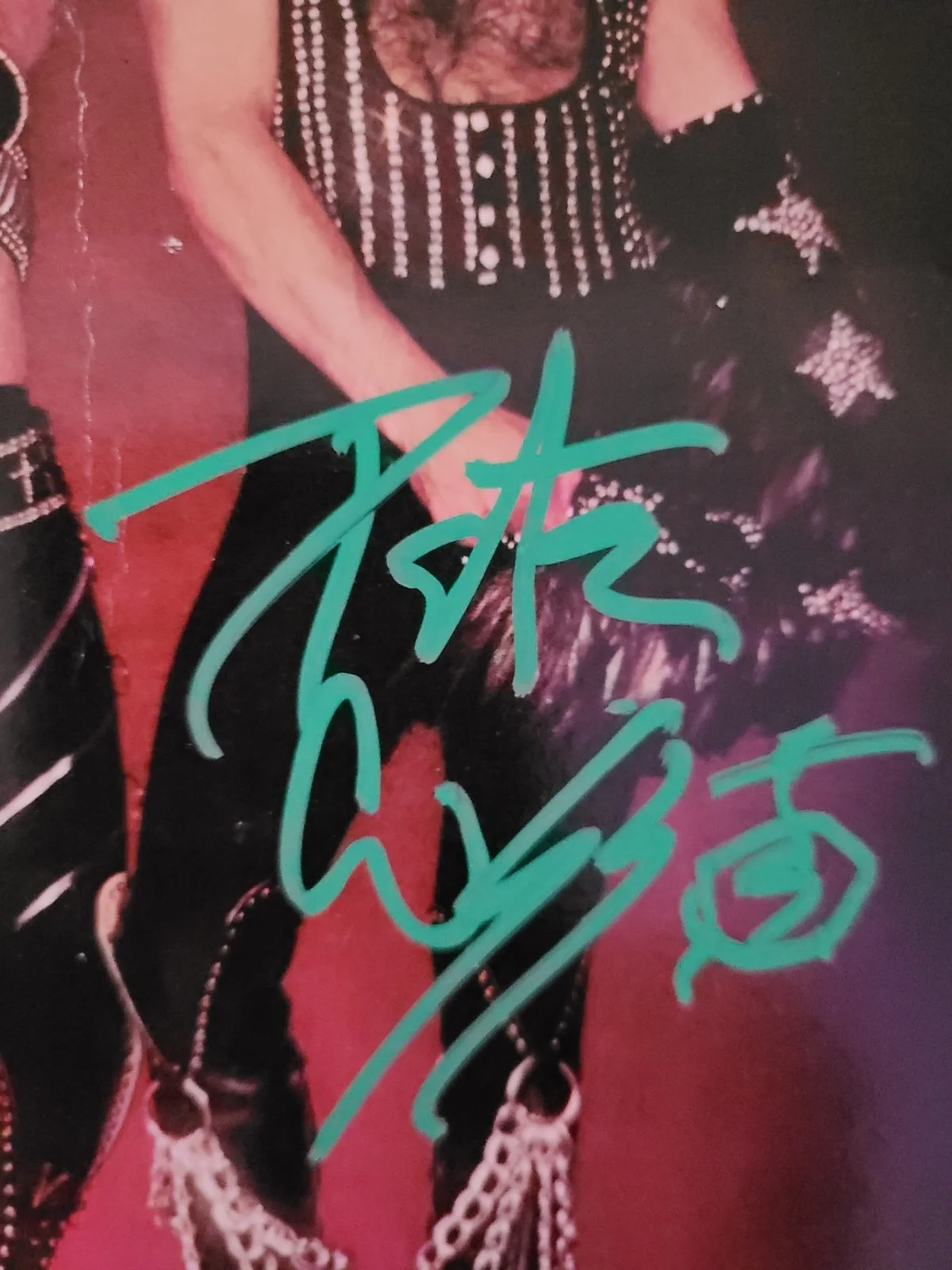 VTG 1977 KISS PETER CRISS MEGO ORIGINAL BOX SIGNED AUTOGRAPH DETROIT,MI 4/24 🔥, изображение 3