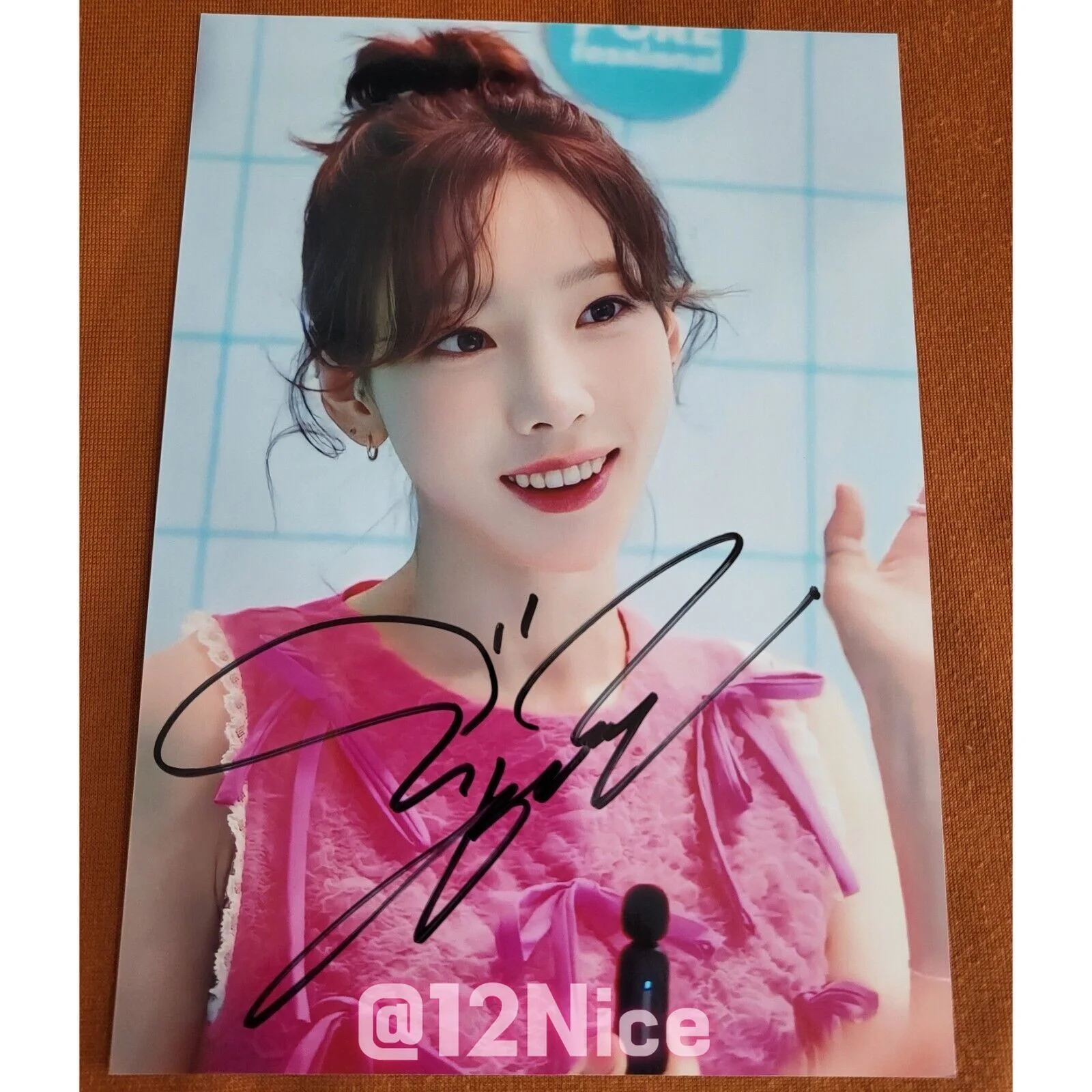 SNSD Kim TaeYeon Taeyeon To.X Autographed Signed Photo Autographs 4*6 2024, изображение 3