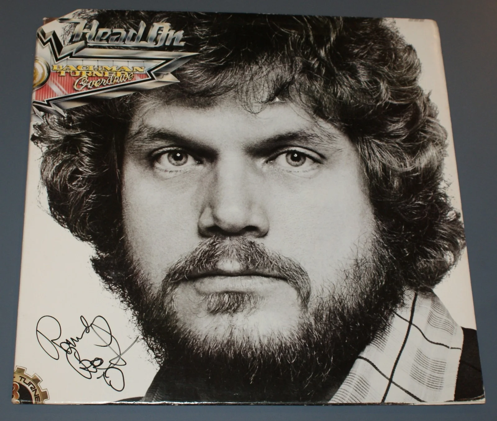 BTO Bachman Turner Overdrive Head On Album Signed Randy Bachman CF Turner JSA, image 2