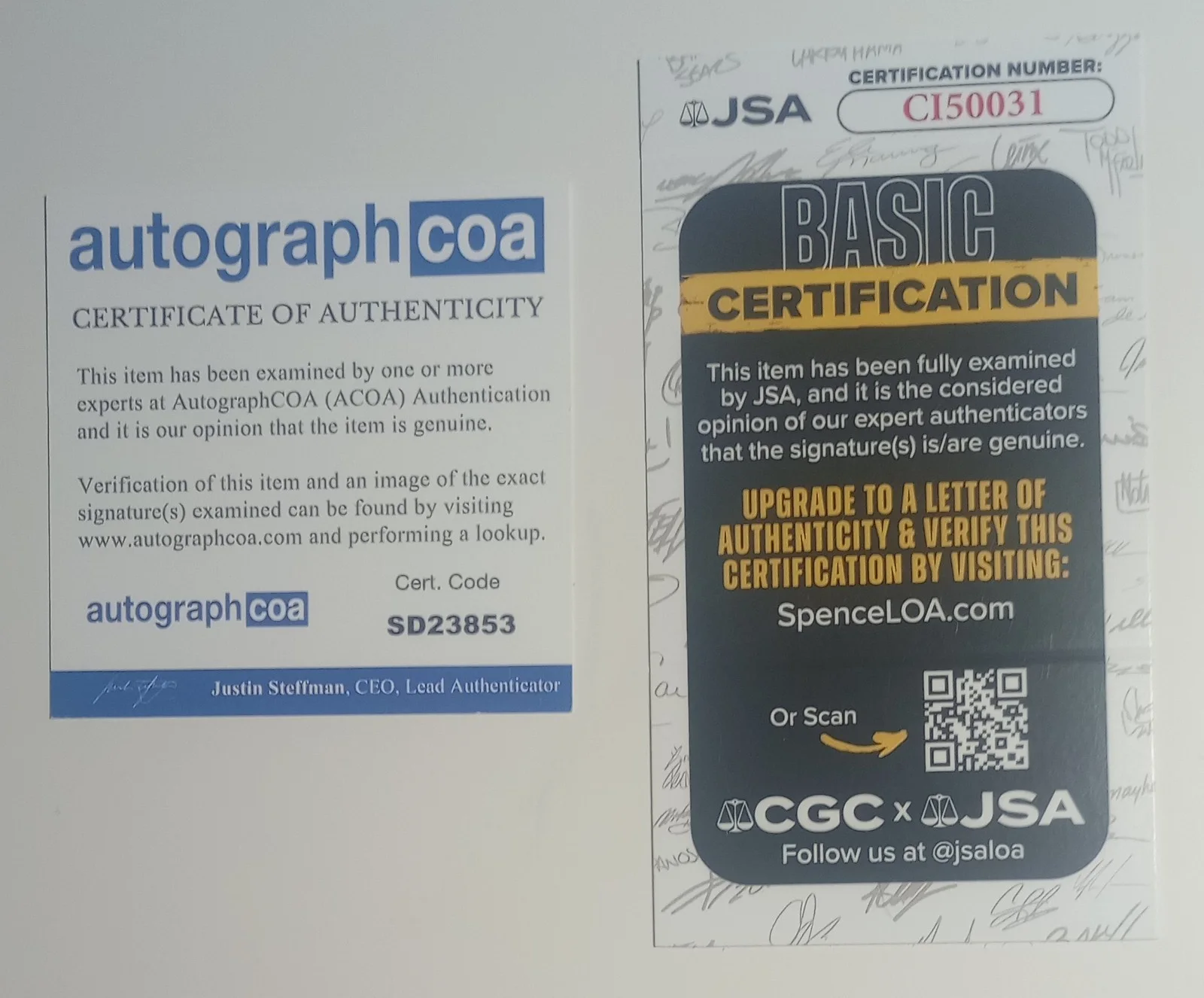 Paul Sorvino Signed Cut, image 4