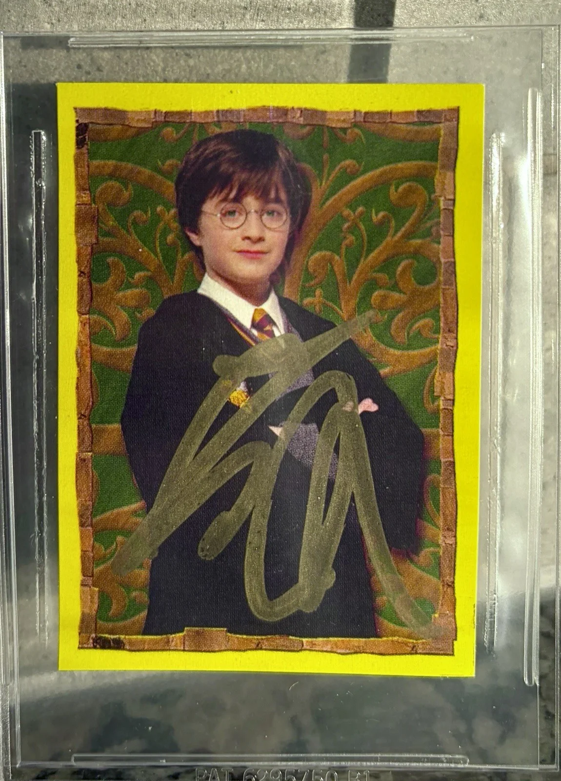 Daniel Radcliffe — GEM! Daniel Radcliffe SIGNED Harry Potter 2001 Panini Rookie Card #194- BGS COA, изображение 2
