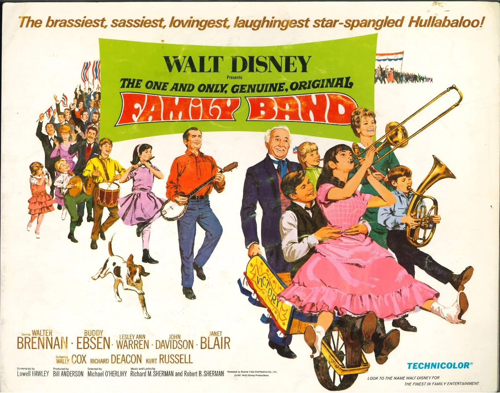 One and Only, Genuine, Original Family Band 9x ORIGINAL US Lobby Cards Disney 68, изображение 2