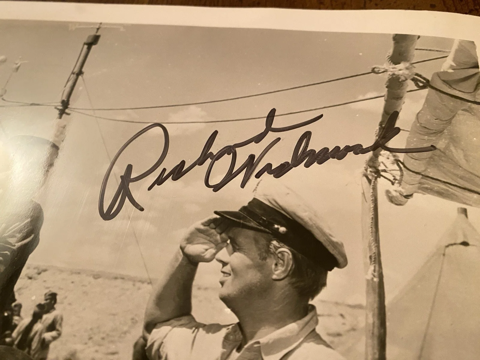 Richard Widmark — Richard Widmark Signed Autographed 10x8 Photo With COA Destination Gobi, изображение 3