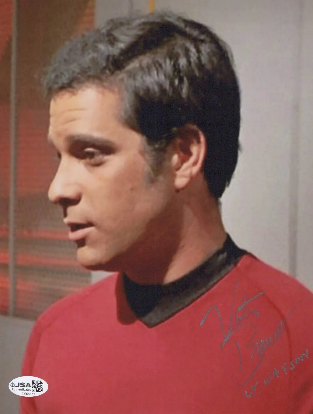 VICTOR BRANDT — VICTOR BRANDT Signed STAR TREK 8x10 Photo LT.WATSON Authentic Autograph JSA COA
