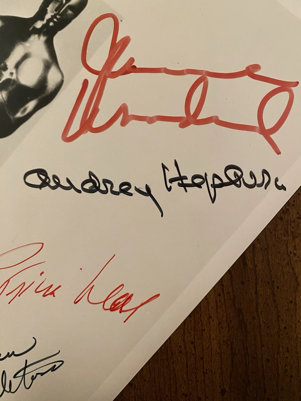 Audrey Hepburn, Etc — Oscar Signed Autographed Photo By 8 Audrey Hepburn Loretta Young Etc With COA, изображение 2