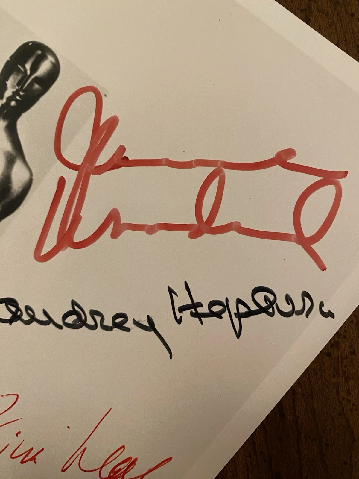 Audrey Hepburn, Etc — Oscar Signed Autographed Photo By 8 Audrey Hepburn Loretta Young Etc With COA, изображение 4