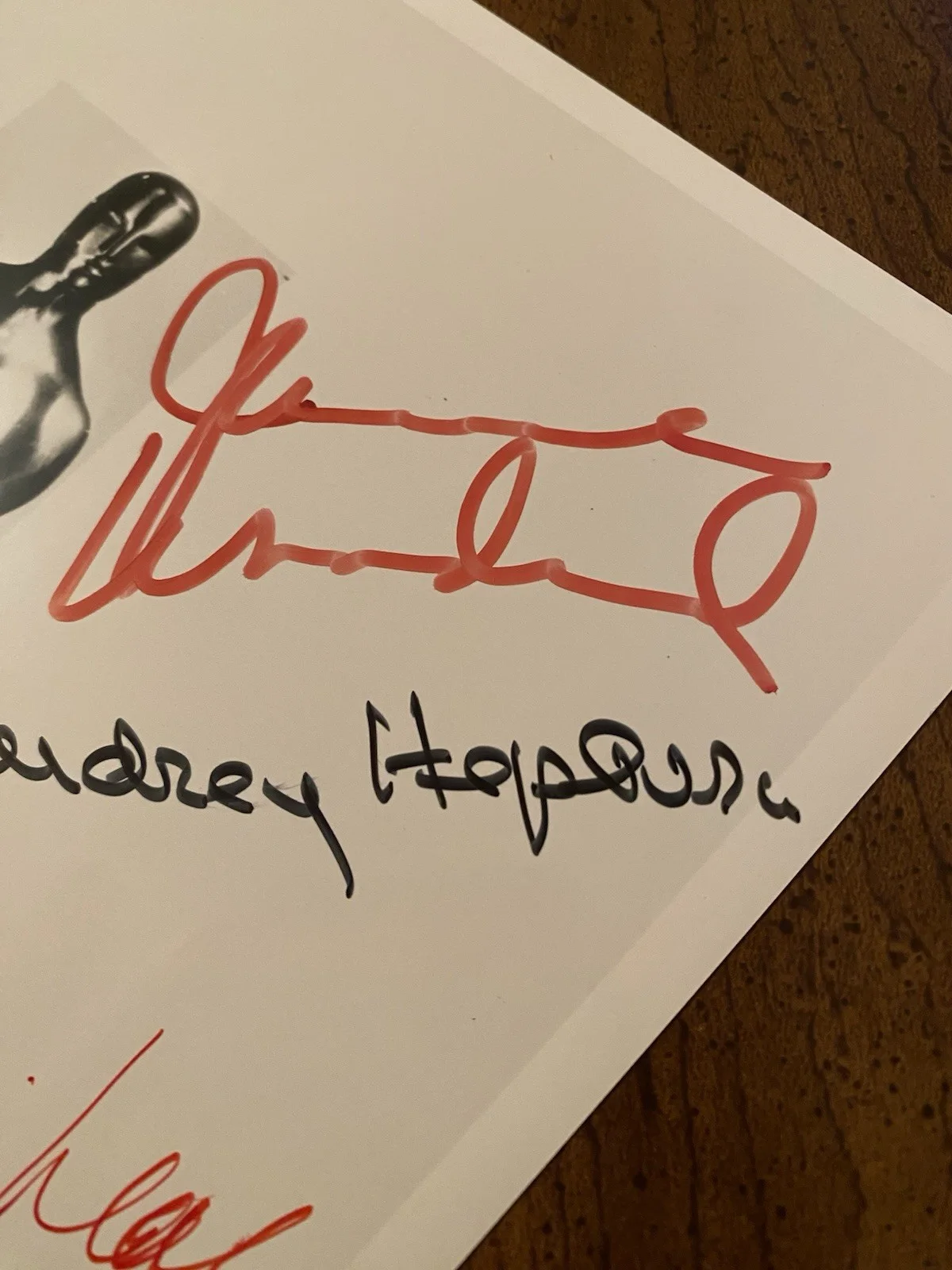 Audrey Hepburn, Etc — Oscar Signed Autographed Photo By 8 Audrey Hepburn Loretta Young Etc With COA, изображение 5