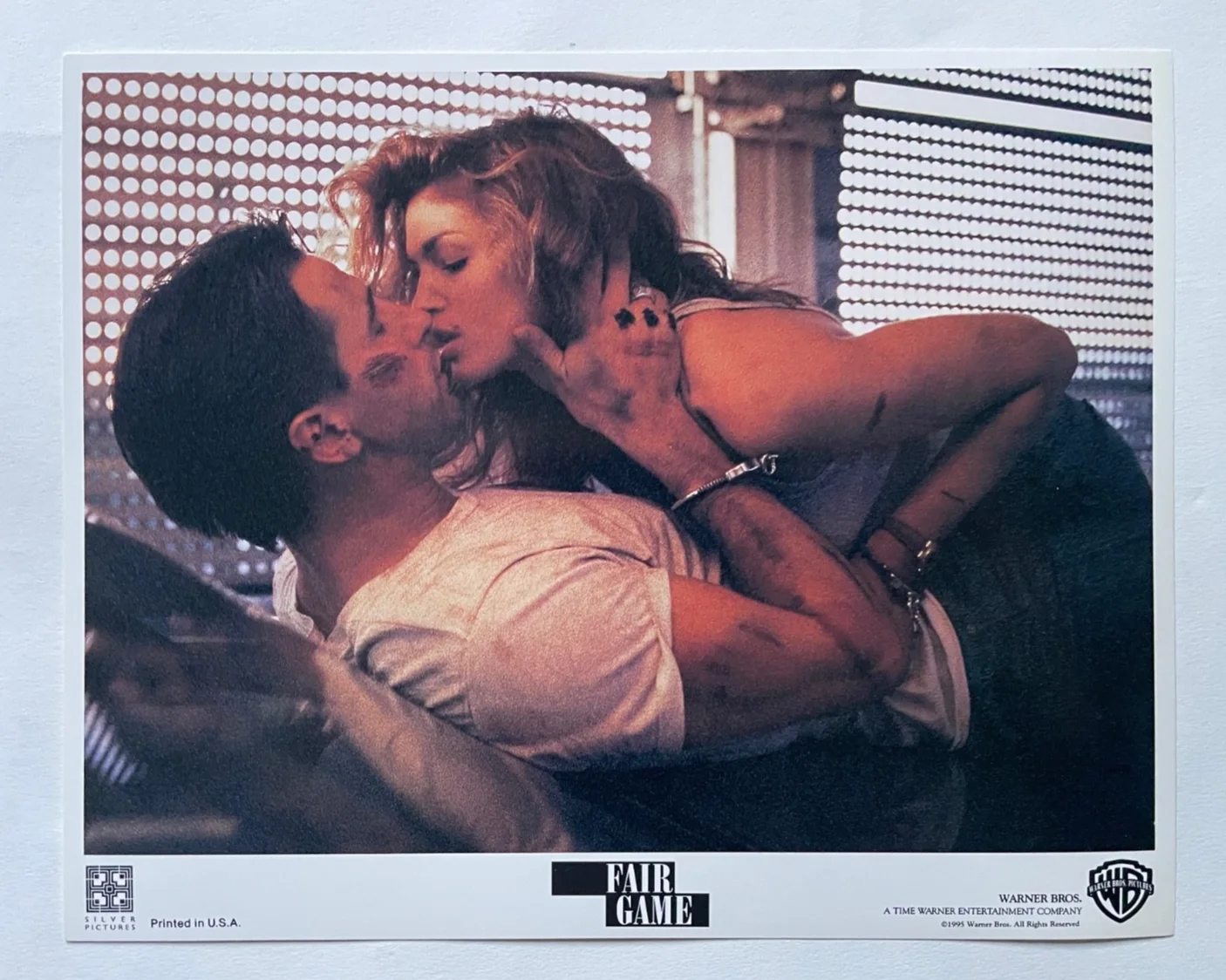 FAIR GAME (1995) Set of 8 US Lobby Cards Front Of House Stills Cindy Crawford, изображение 3