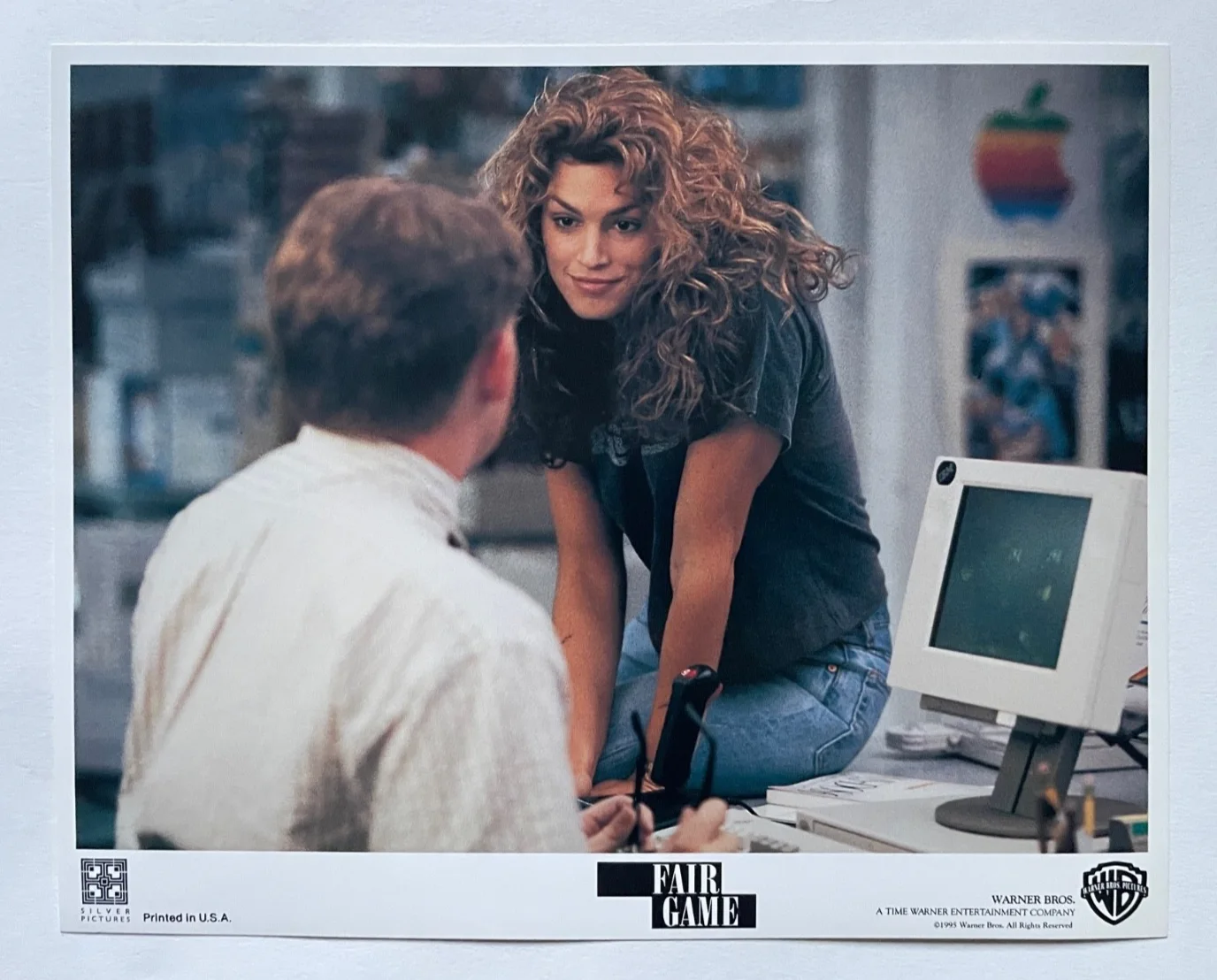 FAIR GAME (1995) Set of 8 US Lobby Cards Front Of House Stills Cindy Crawford, изображение 4