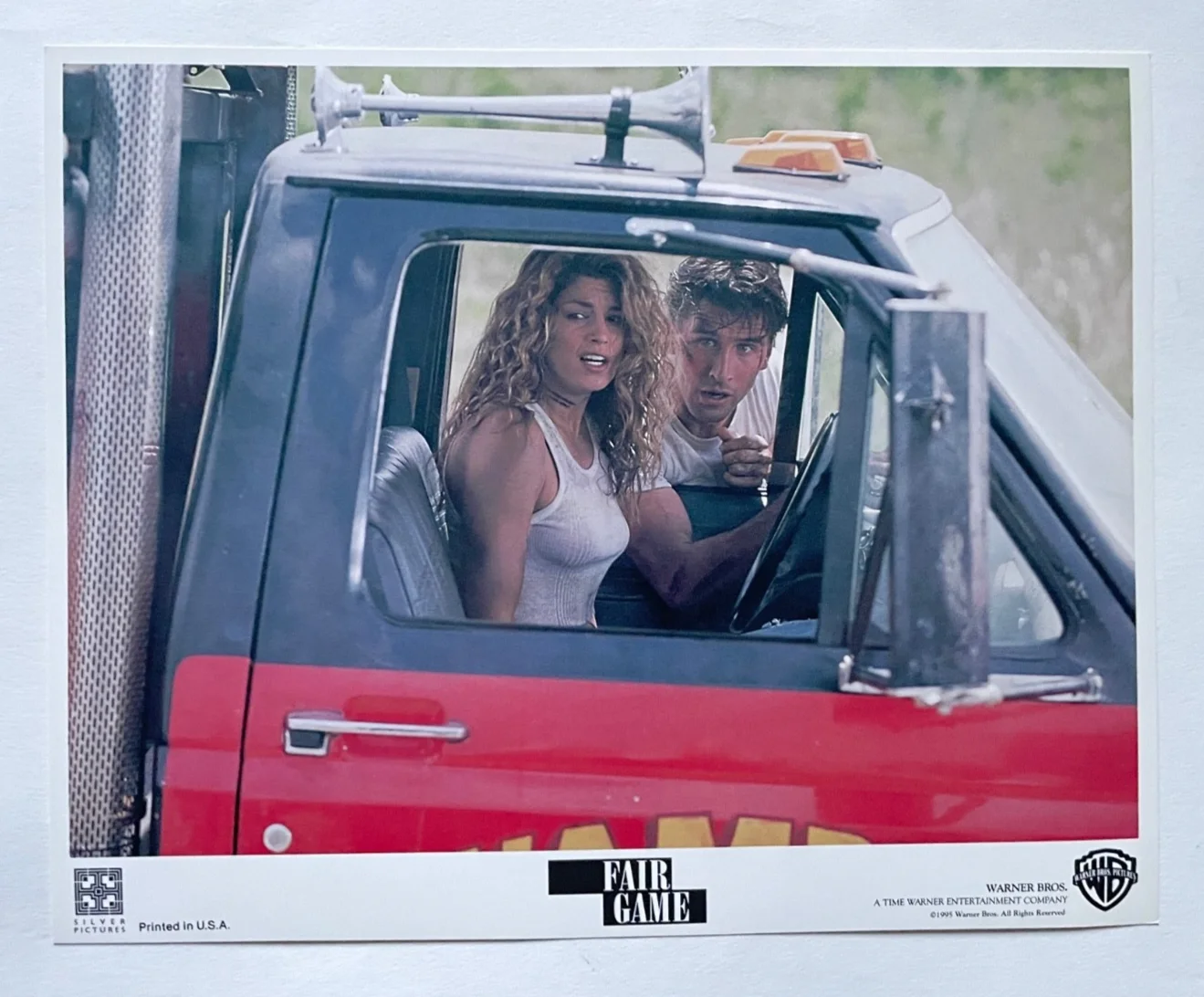 FAIR GAME (1995) Set of 8 US Lobby Cards Front Of House Stills Cindy Crawford, изображение 5