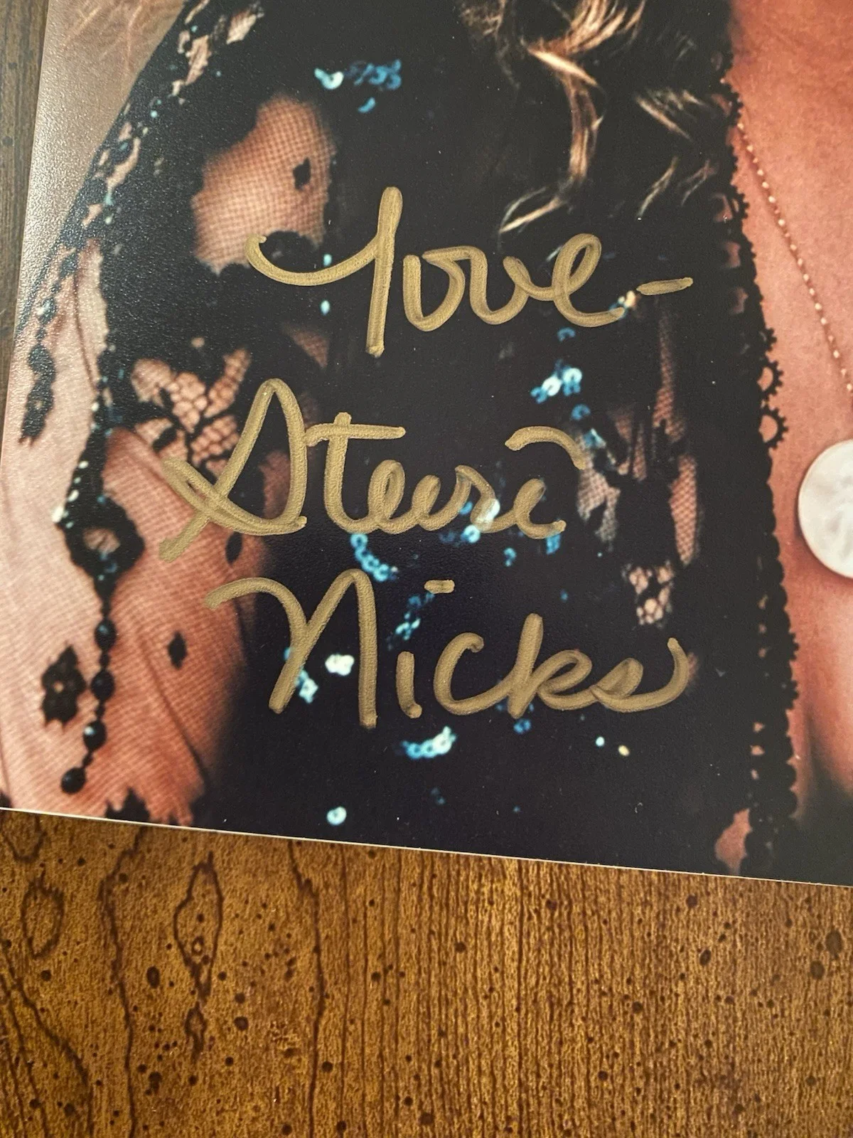 Stevie Nicks Signed Autographed 8x10 Photo With COA Fleetwood Mac Dreams Edge Of, изображение 2