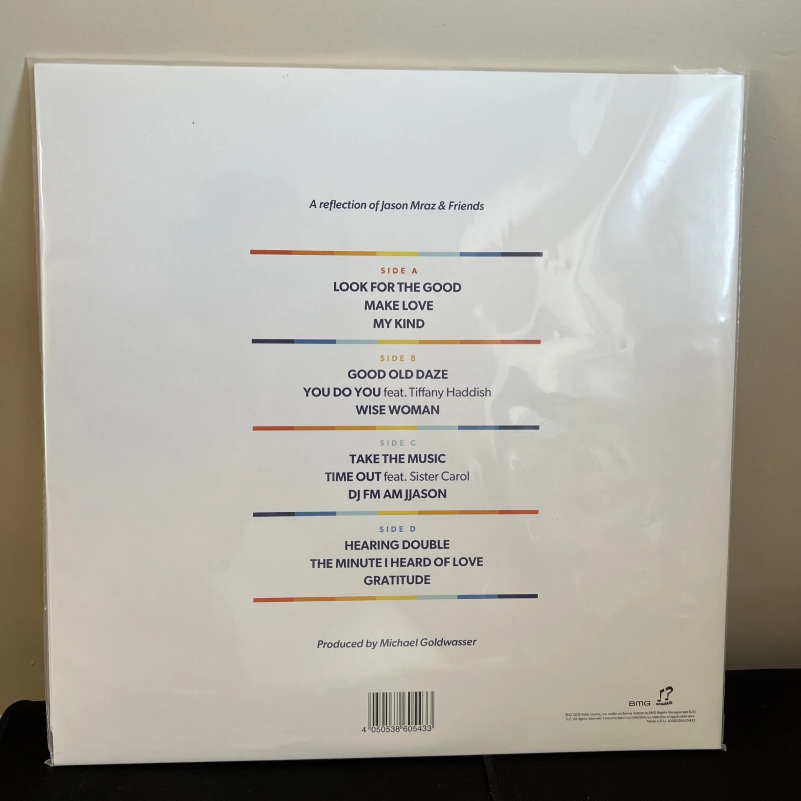 Jason Mraz Autographed Signed Look For The Good Clear Vinyl LP *IN HAND!*, изображение 2