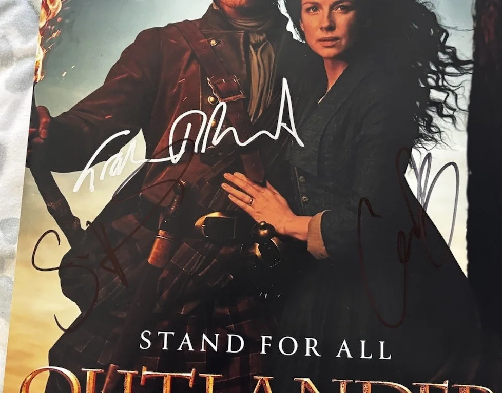 Sam Heughan, Caitriona Balfe & Graham Mctavish Signed 11x14 Photo Outlander, изображение 2