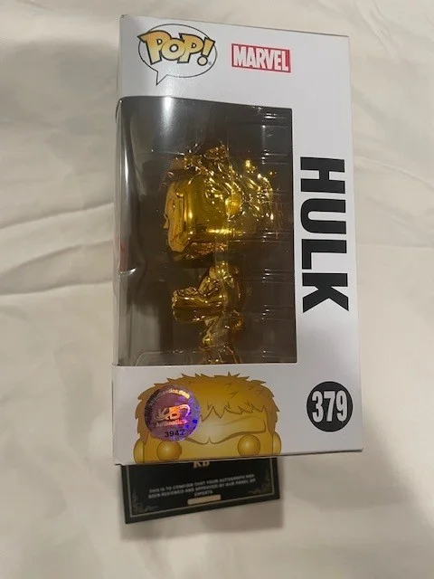 Harrison Ford — HARRISON FORD SIGNED GOLD HULK FUNKO POP – AUTOGRAPHED COLLECTIBLE – COA, изображение 2