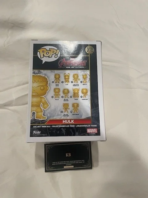 Harrison Ford — HARRISON FORD SIGNED GOLD HULK FUNKO POP – AUTOGRAPHED COLLECTIBLE – COA, изображение 4