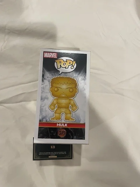 Harrison Ford — HARRISON FORD SIGNED GOLD HULK FUNKO POP – AUTOGRAPHED COLLECTIBLE – COA, изображение 5
