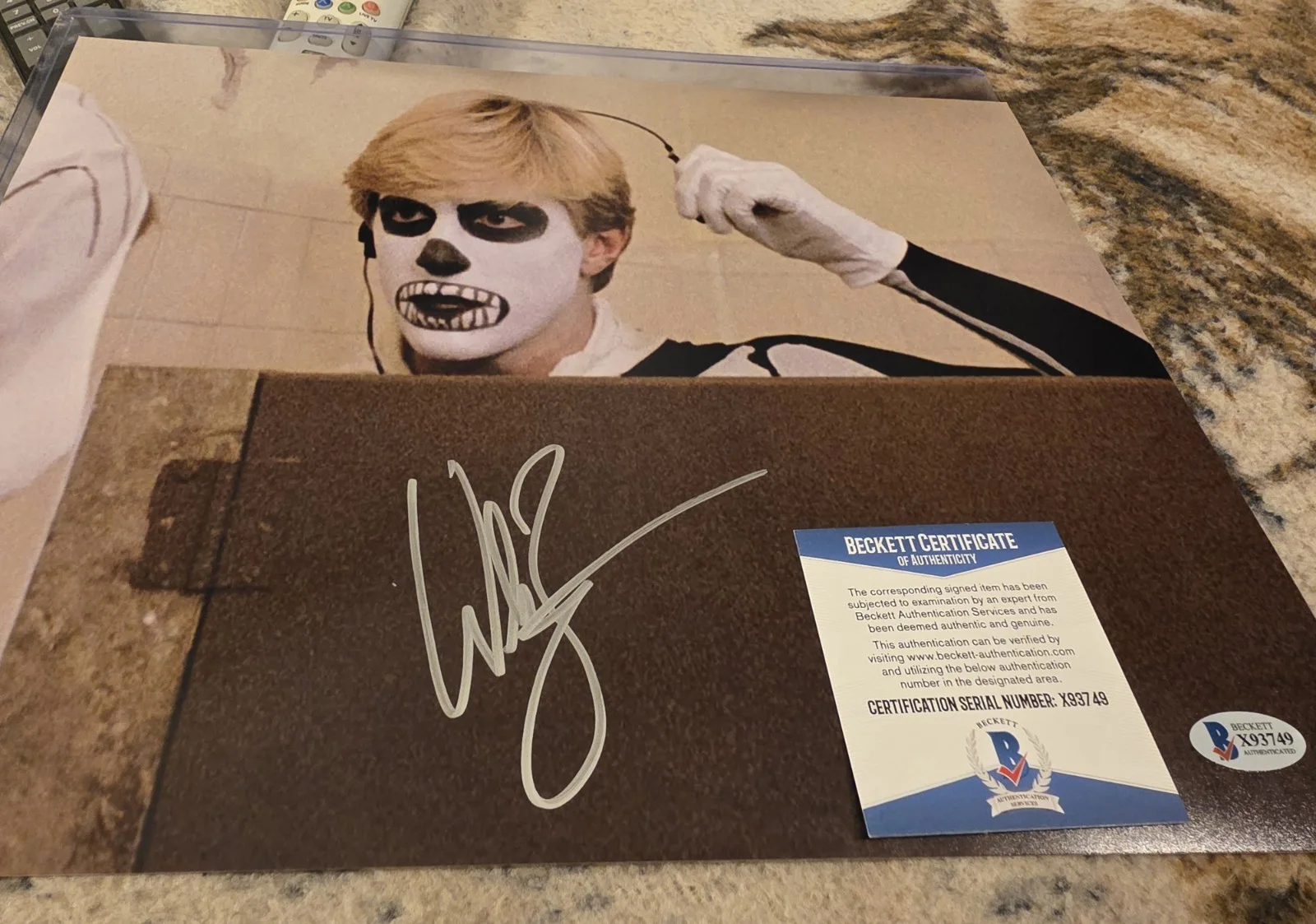 William Zabka Cobra Kai / Karate Kid 11x14 Autographed Photo with Beckett COA, изображение 2