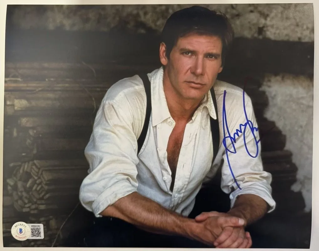 Harrison Ford — HARRISON FORD SIGNED AUTOGRAPH 8 X 10 PHOTO WITNESS BECKETT