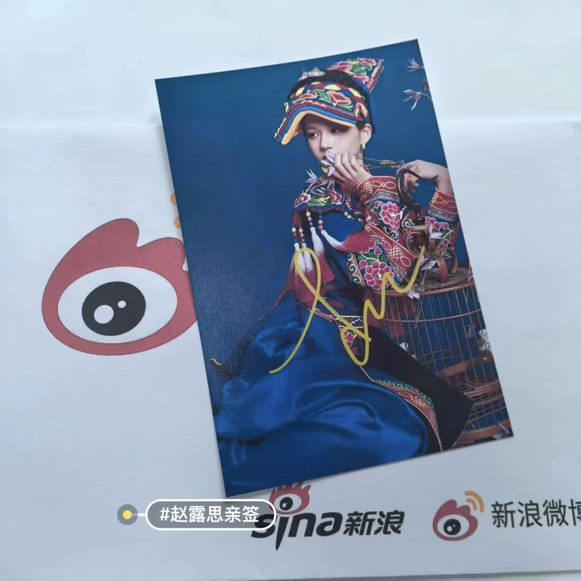 Zhao Lusi Autographed Photos Of The Music Festival 6’ Chinese Star Surroundings, изображение 5