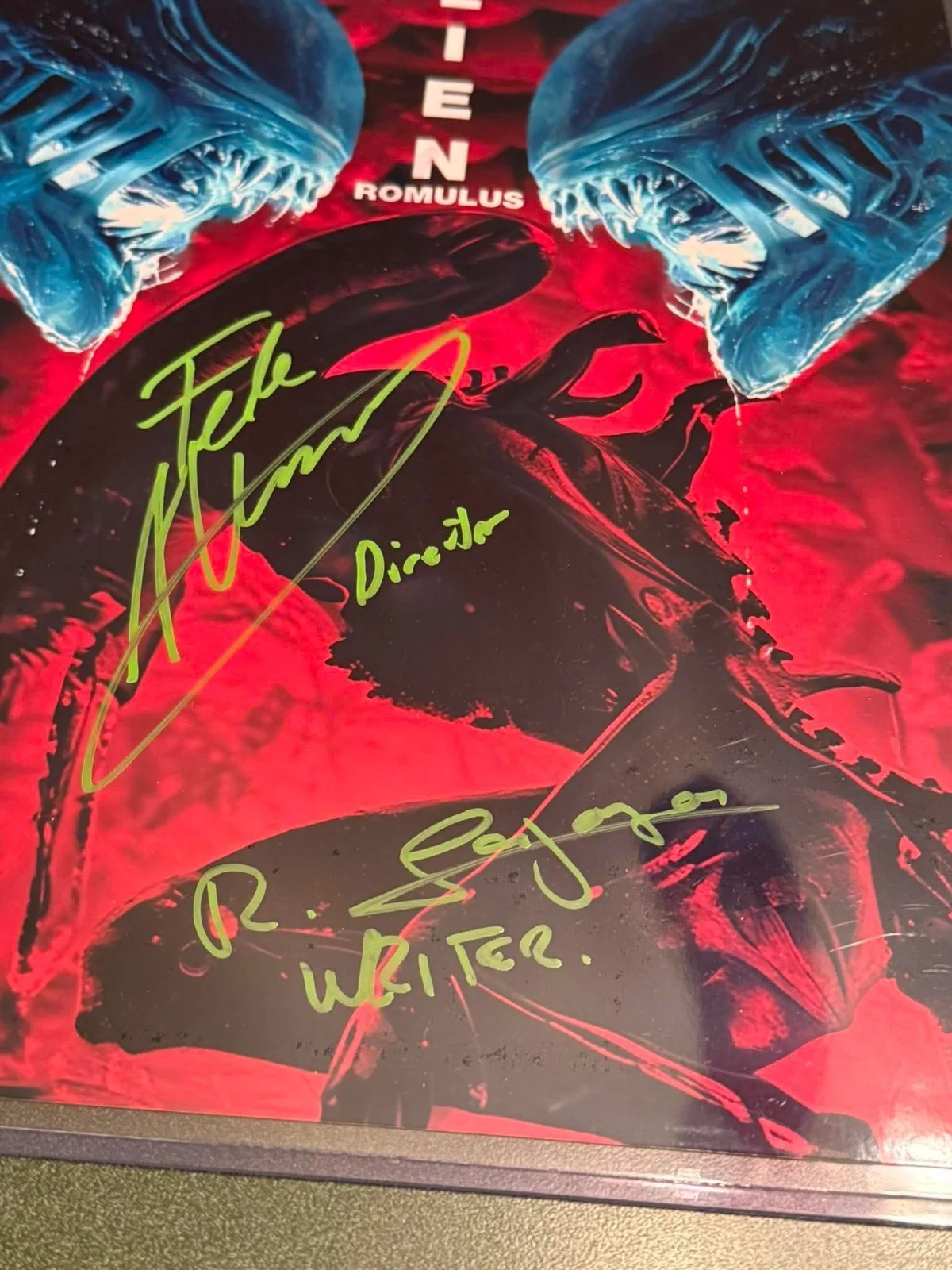 Fede Alvarez / Rodo Sayagues Signed 11x14 Photo Alien: Romulus Autograph Beckett, image 3