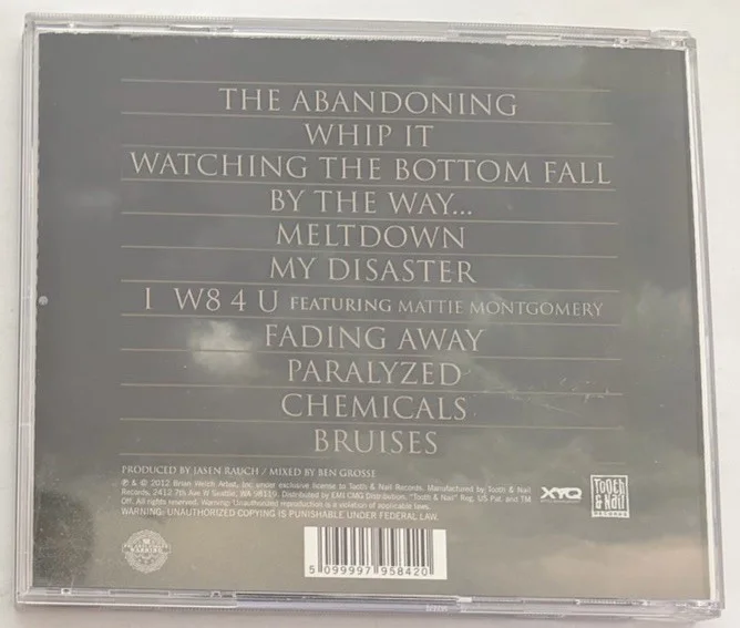 Love And Death Between Here & Lost Signed Autographed CD 2012 Tooth Nail VG Rare, изображение 2