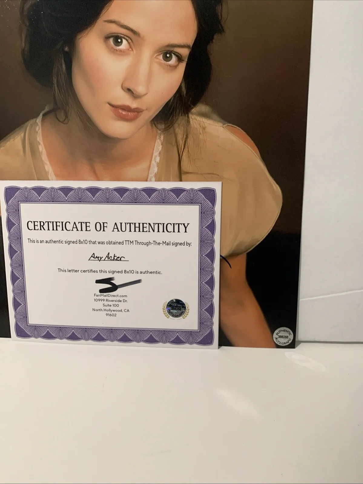 actress — Amy Acker (Actress) Signed Autographed 8x10 photo - AUTO with COA, image 2