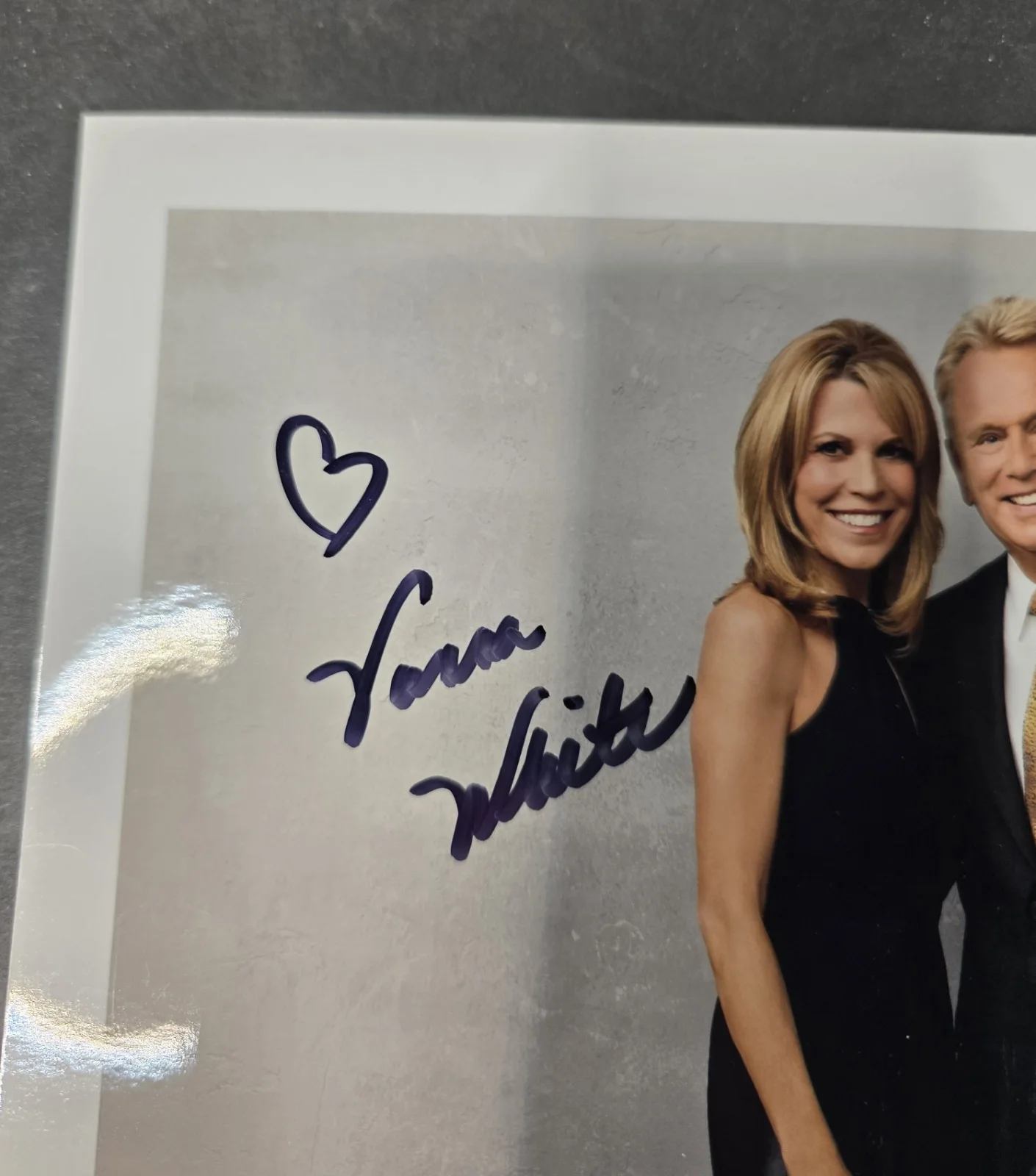 Pat Sajak, Vanna White — Pat Sajak & Vanna White Signed/Autographed Photo 8x10 "Wheel of Fortune", изображение 4