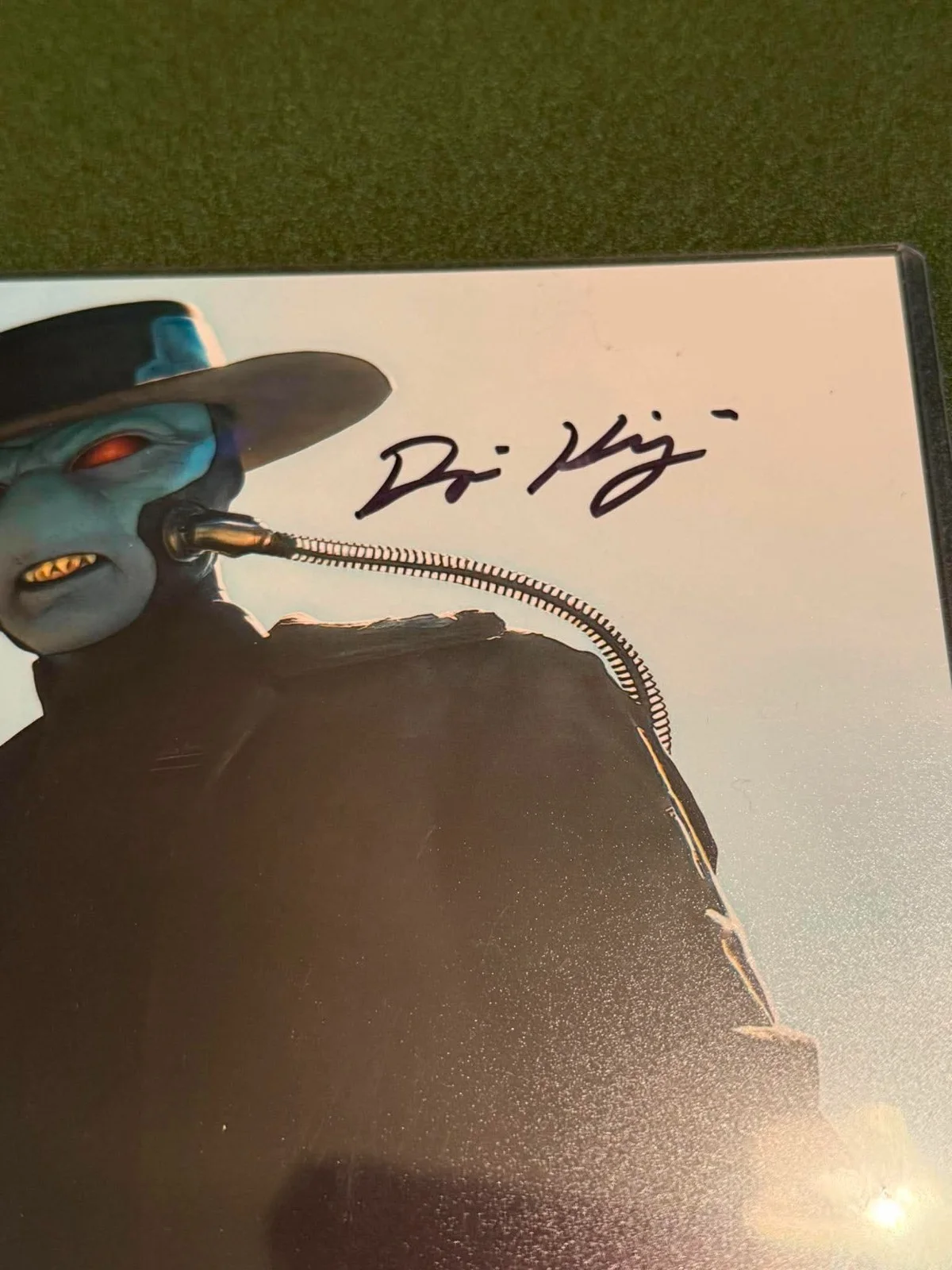 dorian kingi — DORIAN KINGI The Mandalorian Signed 8x10 PHOTO Cad Bane Autograph Beckett COA, image 3