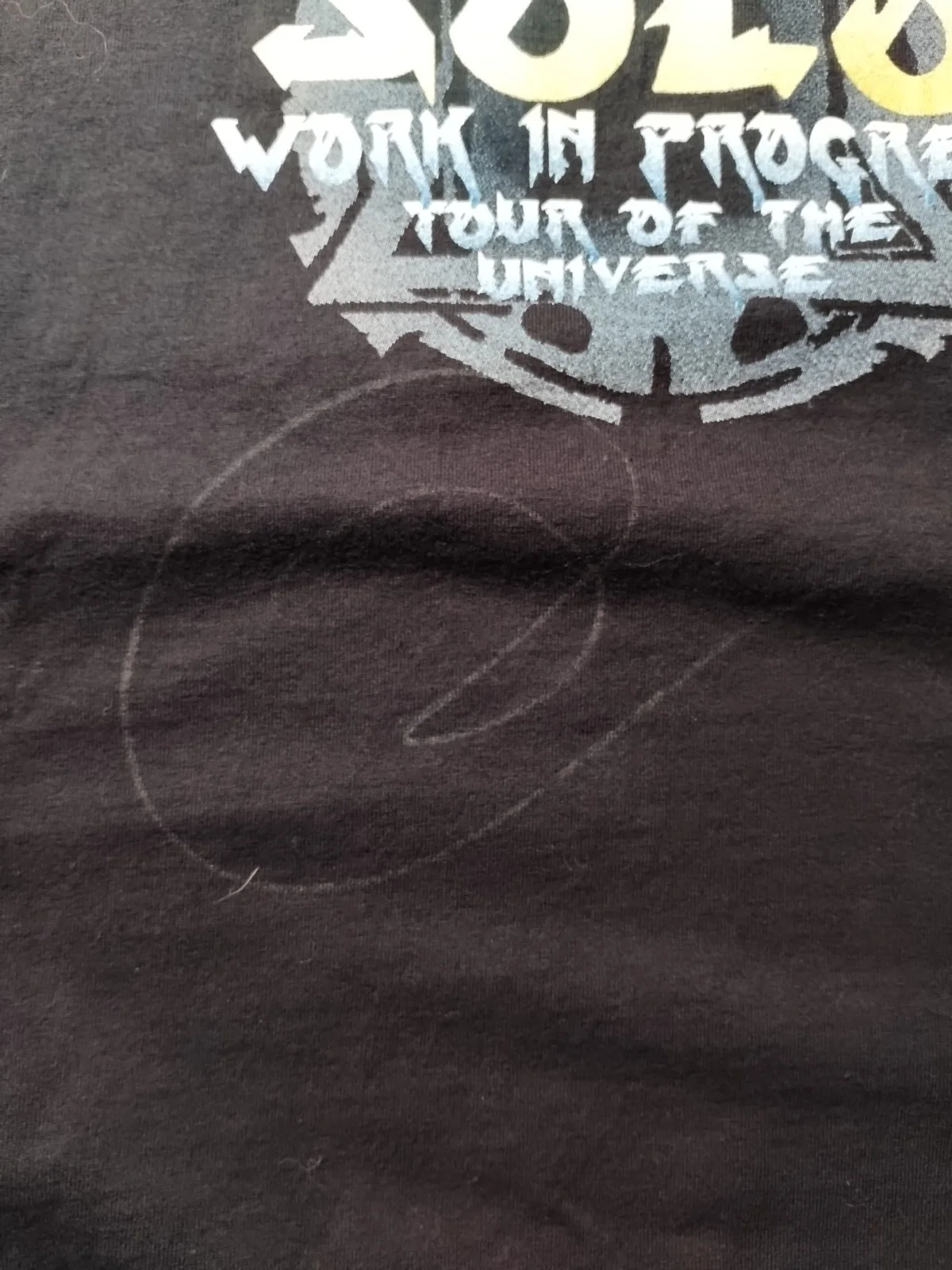 Rare Jon Anderson Of Yes Signed Autographed Tour T Shirt, image 2