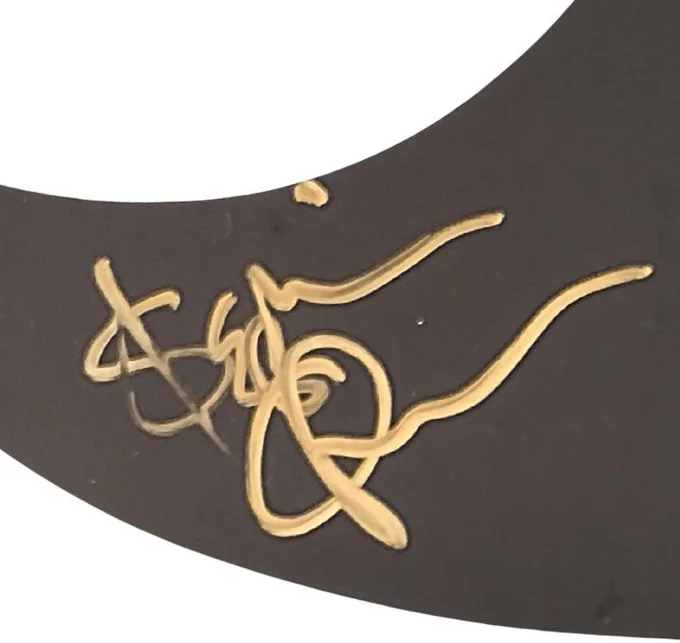 Stephanie Quayle — Stephanie Quayle Signed Black Guitar Pickguard Exact Proof COA Country Music, изображение 3